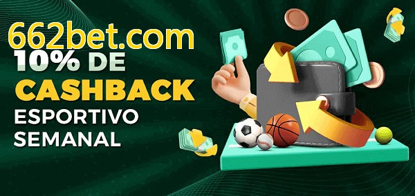 10% de bônus de cashback na 662bet.com